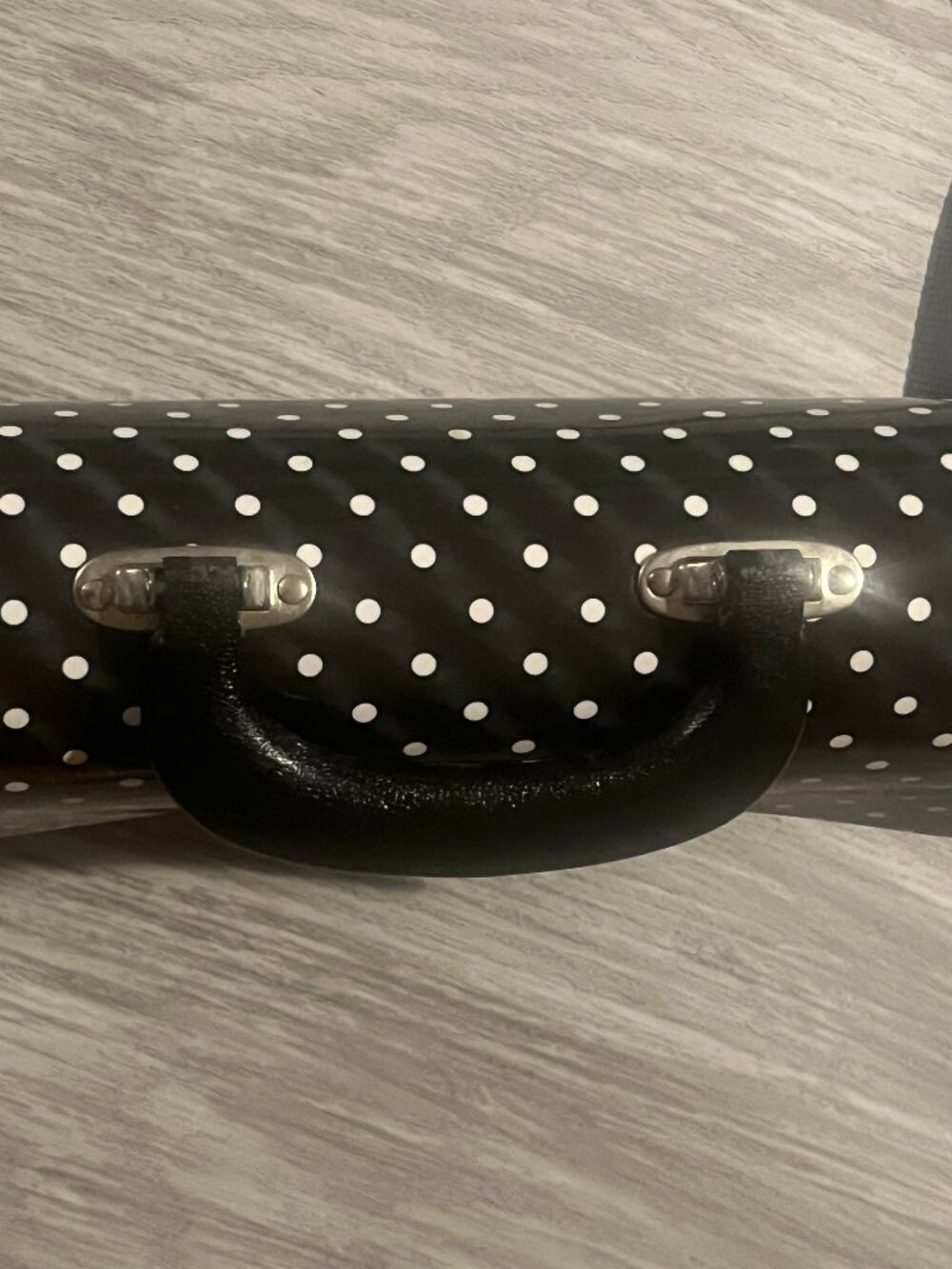 Rare Vintage 80s POCKETRUNK THE ORIGINAL Polka Dot Briefcase - Picture 7 of 12
